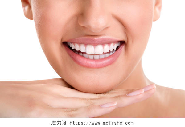 女性牙齿护理广告牙齿美白口腔牙齿笑脸笑容